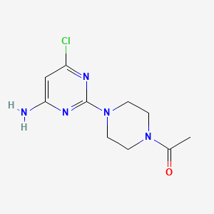 2-(4-Acetylpiperazin-1-yl)-6-chloropyrimidin-4-amine