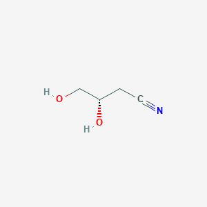 molecular formula C4H7NO2 B8727463 (S)-3,4-Dihydroxybutanenitrile 