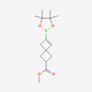 Methyl 6-(4,4,5,5-tetramethyl-1,3,2-dioxaborolan-2-yl)spiro[3.3]hept-5-ene-2-carboxylate