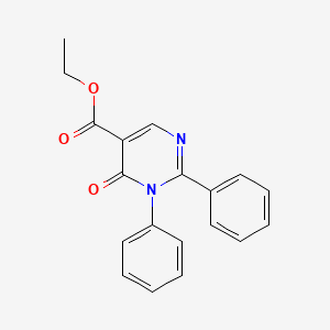 Ethyl 6-oxo-1,2-diphenyl-1,6-dihydropyrimidine-5-carboxylate