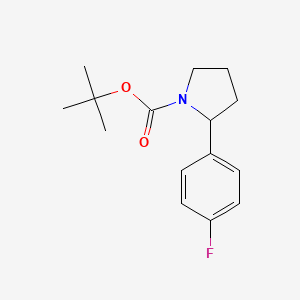 tert-Butyl 2-(4-fluorophenyl)pyrrolidine-1-carboxylate