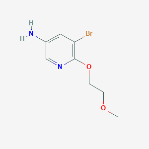 5-Bromo-6-(2-methoxyethoxy)pyridin-3-amine