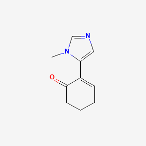 2-(3-Methylimidazol-4-yl)cyclohex-2-en-1-one