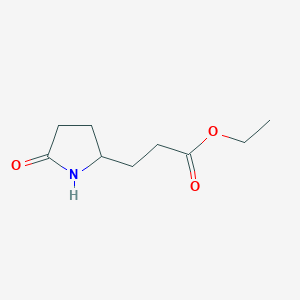 Ethyl 3-(5-oxopyrrolidin-2-yl)propanoate