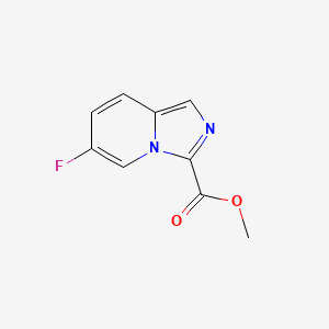 molecular formula C9H7FN2O2 B8727583 Methyl 6-fluoroimidazo[1,5-a]pyridine-3-carboxylate 