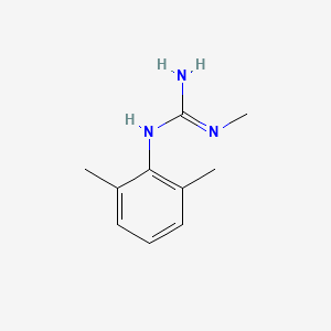 molecular formula C10H15N3 B8727591 N-(2,6-Dimethylphenyl)-N''-methylguanidine CAS No. 62577-37-1