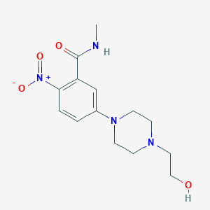 5-[4-(2-Hydroxyethyl)-1-piperazinyl]-N-methyl-2-nitrobenzamide