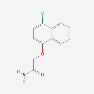 B8727682 2-(4-Chloronaphthalen-1-yl)oxyacetamide CAS No. 91961-43-2