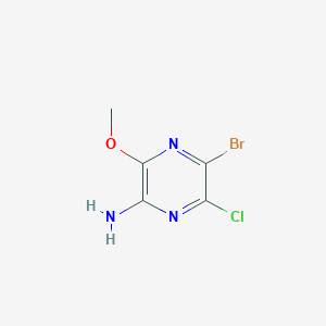 5-Bromo-6-chloro-3-methoxypyrazin-2-amine