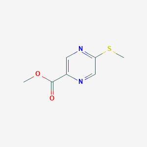 methyl 5-methylsulfanylpyrazine-2-carboxylate