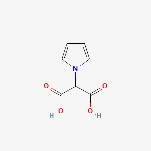 molecular formula C7H7NO4 B8727855 2-(1H-pyrrol-1-yl)malonic acid 