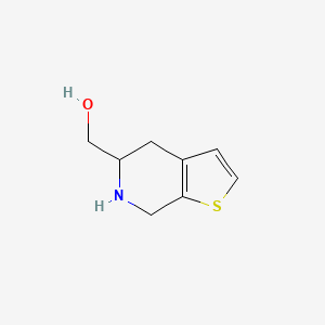 molecular formula C8H11NOS B8727879 (4,5,6,7-Tetrahydrothieno[2,3-c]pyridin-5-yl)methanol CAS No. 75695-52-2