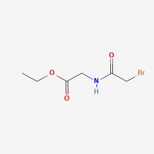molecular formula C6H10BrNO3 B8727900 N-(Bromoacetyl)glycine, ethyl ester CAS No. 15088-70-7