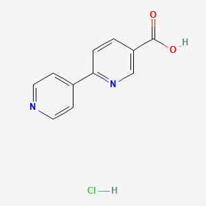molecular formula C11H9ClN2O2 B8727903 [2,4'-Bipyridine]-5-carboxylic acid hydrochloride 
