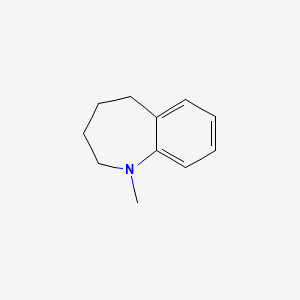 molecular formula C11H15N B8727950 1-Methyl-2,3,4,5-tetrahydro-1H-1-benzazepine 