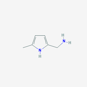 molecular formula C6H10N2 B8727985 (5-Methyl-1H-pyrrol-2-yl)methanamine 