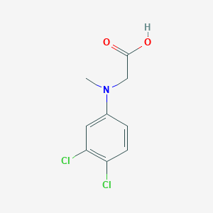 molecular formula C9H9Cl2NO2 B8727986 N-(3,4-dichlorophenyl)-N-methylglycine 