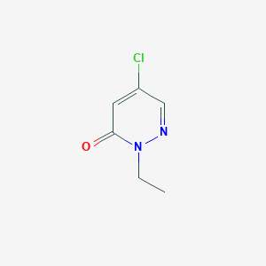 molecular formula C6H7ClN2O B8728030 5-chloro-2-ethylpyridazin-3(2H)-one 