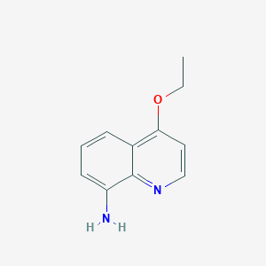 molecular formula C11H12N2O B8728052 4-Ethoxyquinolin-8-amine 