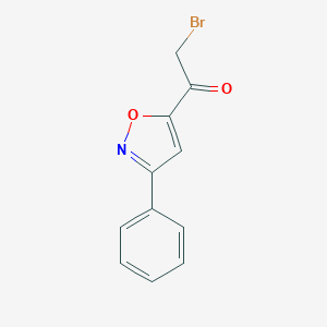 B087282 5-(Bromoacetyl)-3-phenylisoxazole CAS No. 14731-14-7