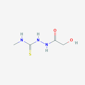 molecular formula C4H9N3O2S B8728211 2-(hydroxyacetyl)-N-methylhydrazinecarbothioamide 