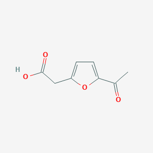 molecular formula C8H8O4 B8728227 2-(5-Acetylfuran-2-yl)acetic acid 