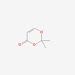 molecular formula C6H8O3 B8728244 2,2-dimethyl-4H-1,3-dioxin-4-one 