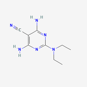 4,6-Diamino-2-(diethylamino)pyrimidine-5-carbonitrile
