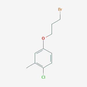 4-(3-Bromopropoxy)-1-chloro-2-methylbenzene