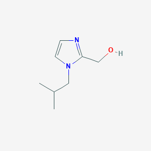 molecular formula C8H14N2O B8728329 2-Hydroxymethyl-1-isobutylimidazole 