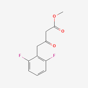 molecular formula C11H10F2O3 B8728359 Methyl 4-(2,6-difluorophenyl)-3-oxobutanoate 