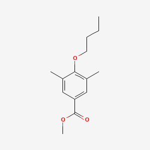 molecular formula C14H20O3 B8728365 Methyl 4-butoxy-3,5-dimethylbenzoate 