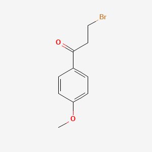 molecular formula C10H11BrO2 B8728436 3-Bromo-1-(4-methoxyphenyl)propan-1-one CAS No. 33994-11-5