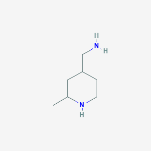 molecular formula C7H16N2 B8728638 (2-Methylpiperidin-4-yl)methanamine 