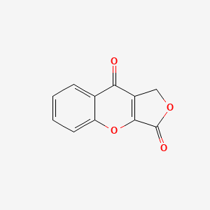 molecular formula C11H6O4 B8728655 1h-Furo[3,4-b]chromene-3,9-dione CAS No. 4940-40-3