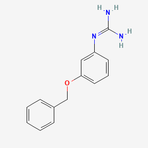 molecular formula C14H15N3O B8728748 N-(3-Benzyloxy-phenyl)guanidine CAS No. 205935-12-2