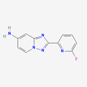 2-(6-Fluoropyridin-2-yl)-[1,2,4]triazolo[1,5-a]pyridin-7-amine