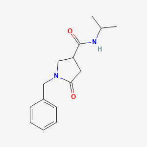 1-benzyl-5-oxo-N-(propan-2-yl)pyrrolidine-3-carboxamide