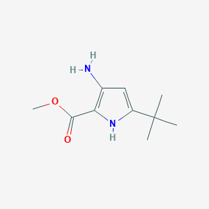 methyl 3-amino-5-(tert-butyl)-1H-pyrrole-2-carboxylate