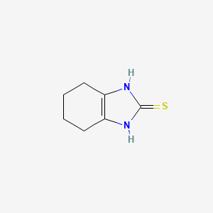 molecular formula C7H10N2S B8728864 4,5,6,7-tetrahydro-1H-benzimidazole-2-thiol 