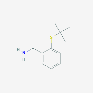 molecular formula C11H17NS B8728908 (2-(tert-Butylthio)phenyl)methanamine 