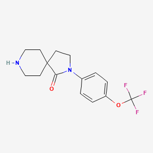 2-(4-(Trifluoromethoxy)phenyl)-2,8-diazaspiro[4.5]decan-1-one