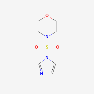 molecular formula C7H11N3O3S B8728936 4-(Imidazole-1-sulfonyl)-morpholine 