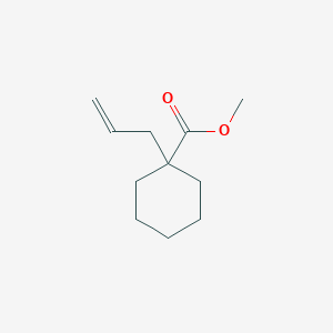 molecular formula C11H18O2 B8728947 Methyl 1-allylcyclohexanecarboxylate 