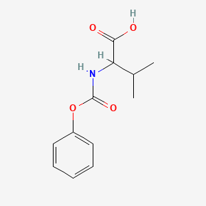 molecular formula C12H15NO4 B8728988 3-Methyl-2-phenoxycarbonylamino-butyric acid 