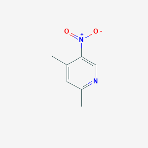 molecular formula C7H8N2O2 B087290 2,4-Dimethyl-5-nitropyridine CAS No. 1074-99-3