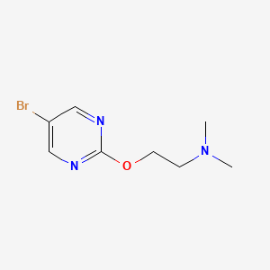 2-((5-Bromopyrimidin-2-yl)oxy)-N,N-dimethylethanamine