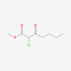 Methyl 2-chloro-3-oxoheptanoate