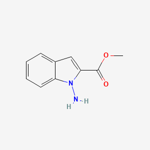 molecular formula C10H10N2O2 B8729057 Methyl 1-amino-1H-indole-2-carboxylate CAS No. 1085941-28-1