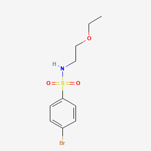4-bromo-N-(2-ethoxyethyl)benzenesulfonamide